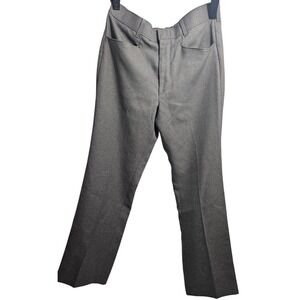 Vintage Levis Action Slacks Mens 30x30 Gray Straight‎ Leg Dress Pants 47633-8626